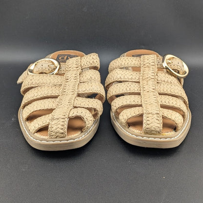 NEW! DV By Dolce Vita Falcun Natural Raffia Buckle Mules Slip On Size 6.5 8.5 9 Dolce Vita