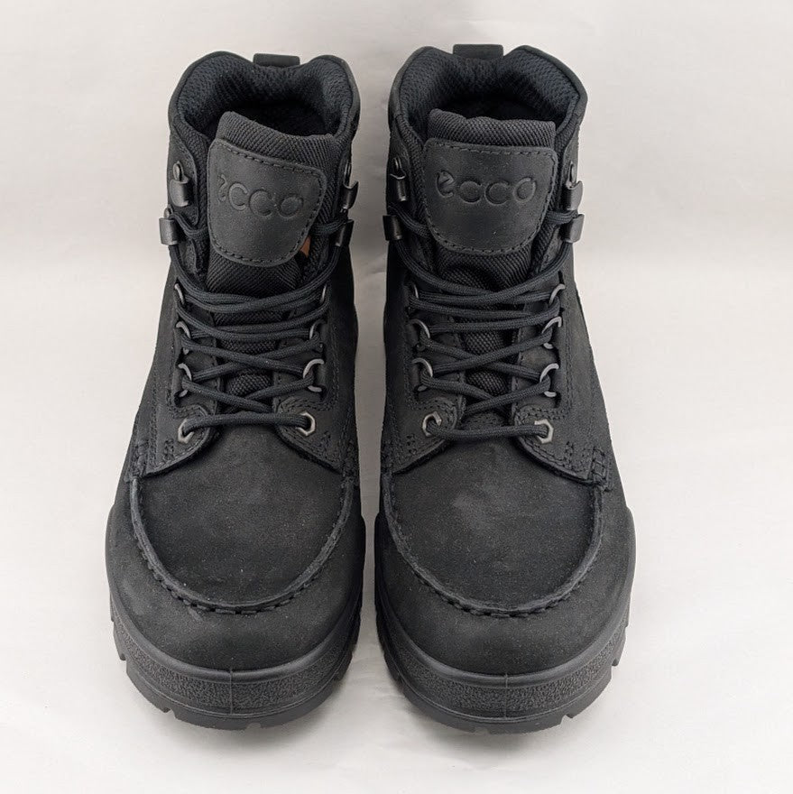 ECCO TRACK 25 Women Size 7-7.5/EU 38 Waterproof Plain Toe Boots Rold Mid GTX ECCO