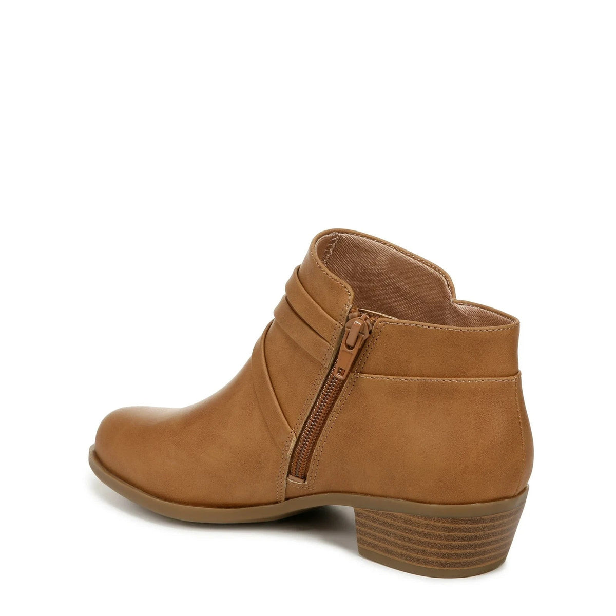 LifeStride Women's Amara Tan Bootie Multiple Sizes in Wide and Medium Flex Sole LifeStride