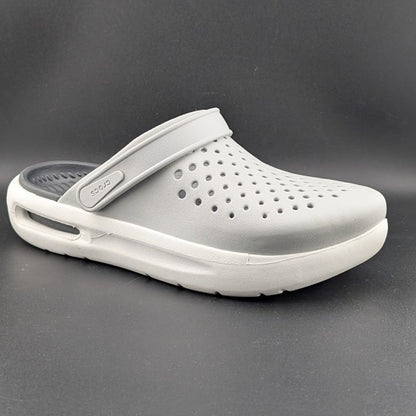 Crocs InMotion LiteRide Clogs Men's Size 6 / Wos 8 Gray Perforated Shoes Crocs