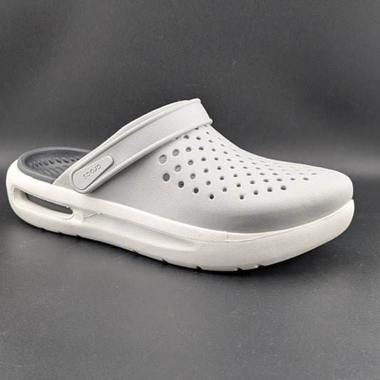 Crocs InMotion LiteRide Clogs Men's Size 6 / Wos 8 Gray Perforated Shoes Crocs