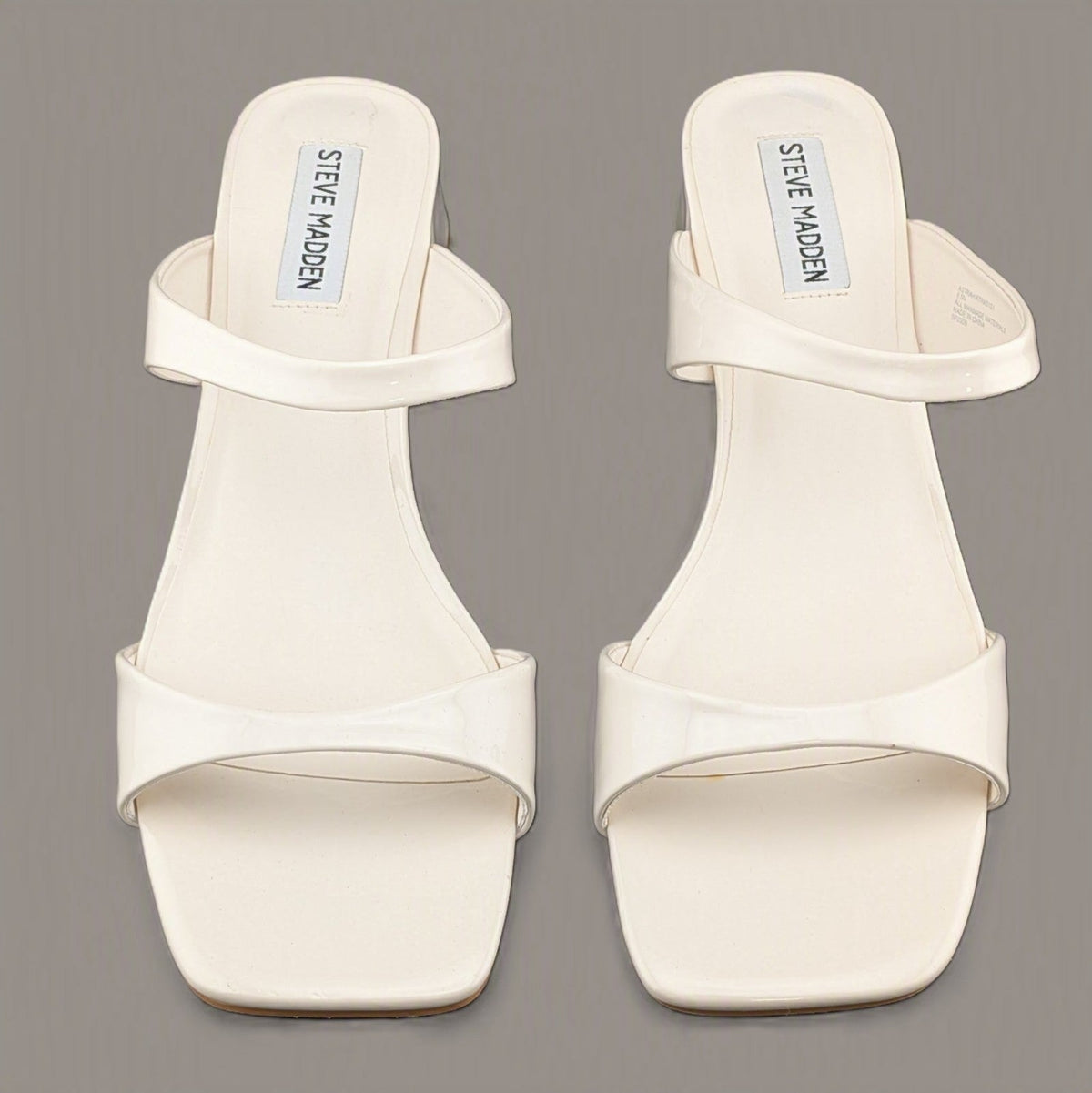 Steve Madden Size 9.5 Astra Sandals Womens 8.5M Square Toe Medium Heel Sandal Steve Madden