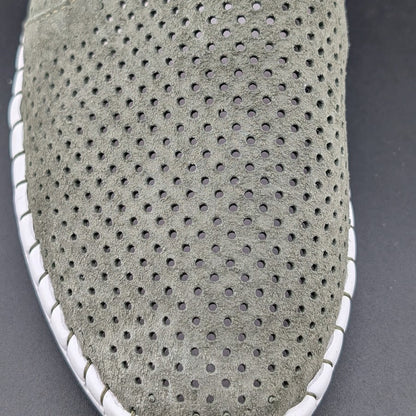 Bernie Mev TW98 Green Leather Twin Gore Slip-Ons  Size EU 37, 39 (US 6.5-7, 8.5) Bernie Mev