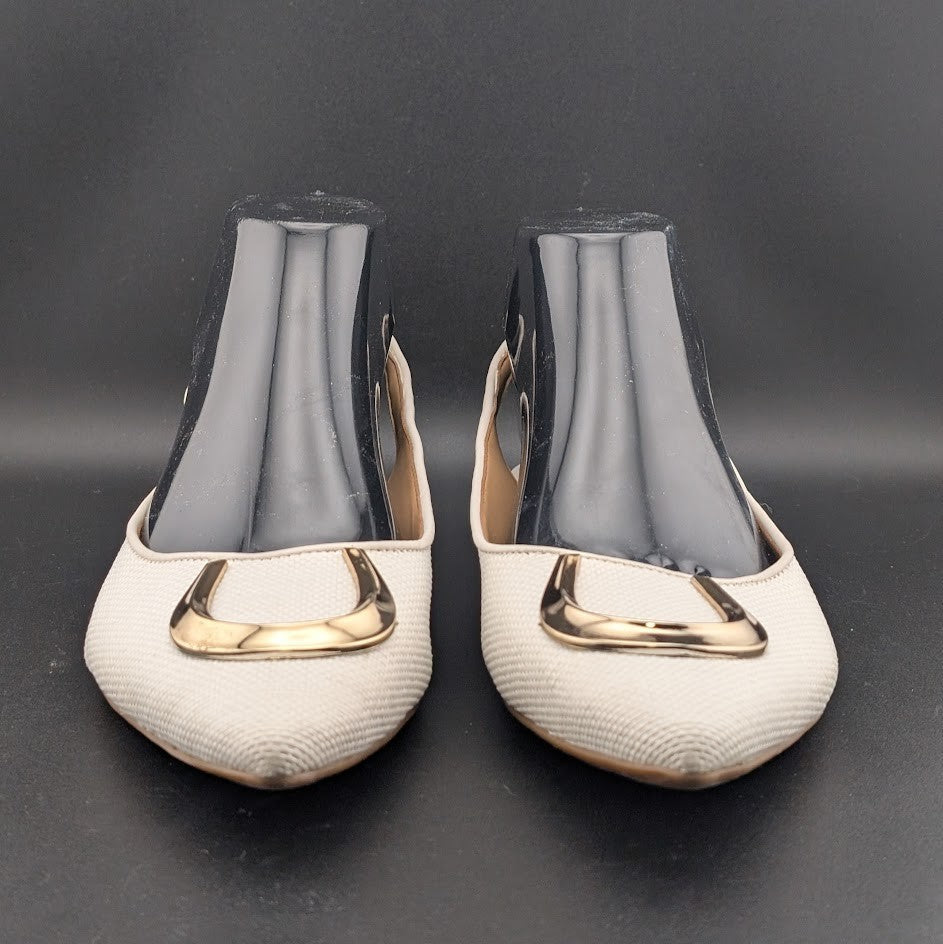 Naturalizer Women's Bixby 2 Pointed-Toe Slingback Warm White Naturalizer