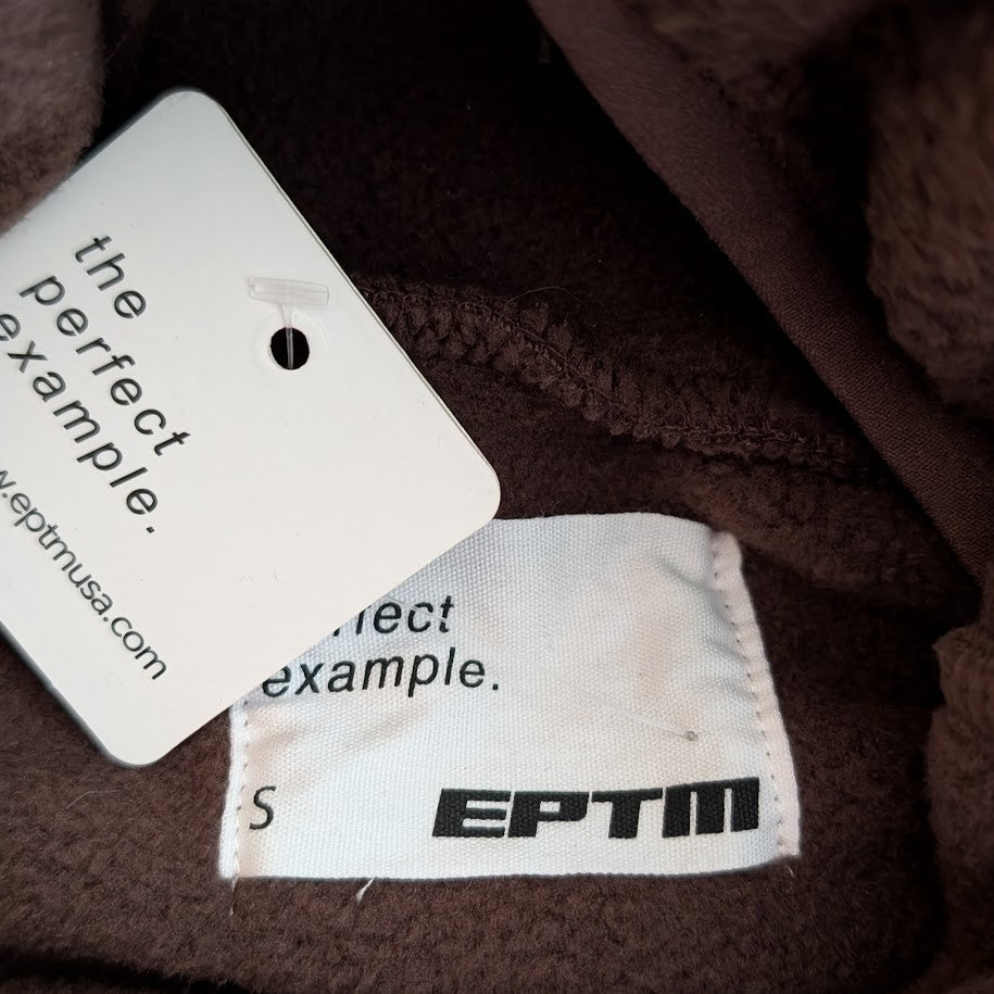 EPTM Men's Brown Polar Hoodie (No Zipper) EPTM.