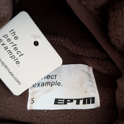 EPTM Men's Brown Polar Hoodie (No Zipper) EPTM.