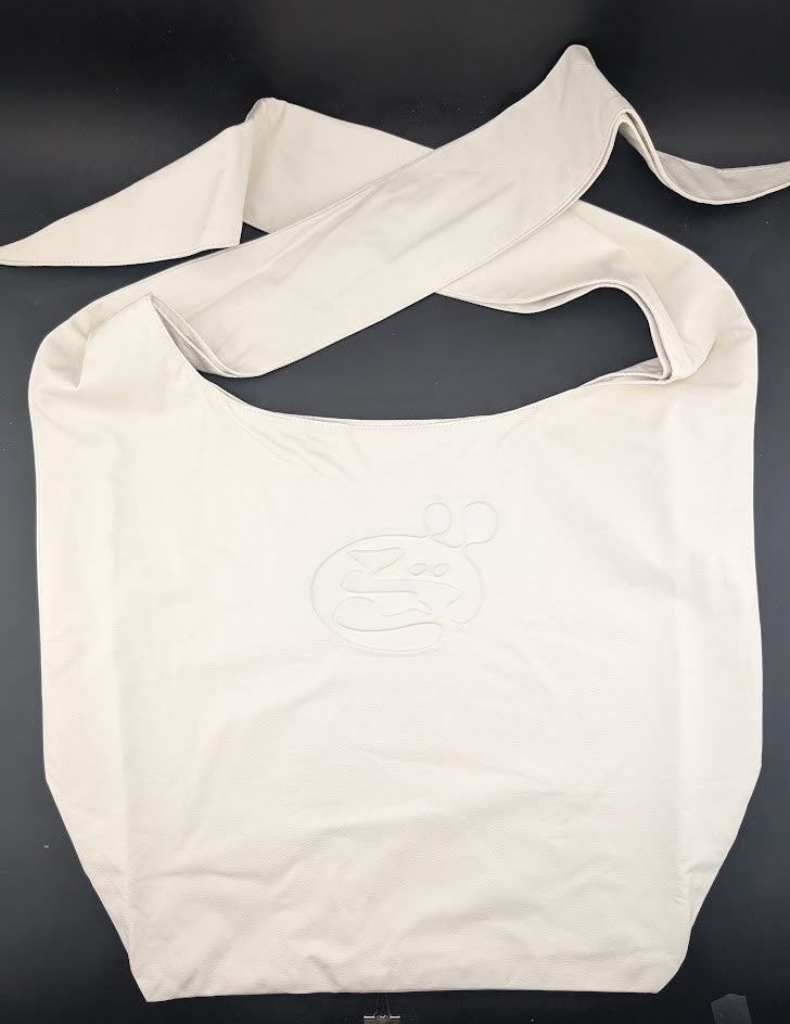 Brand New OffGod Real Soft PU Leather Tote Bag~Off White Bandage Boy Unisex OffGod