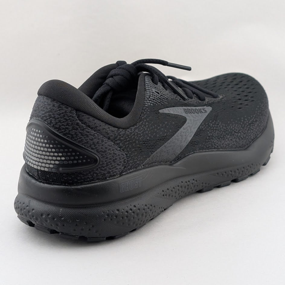 Brooks Womens Size 7 / Kids 5.5Y Black Ghost 16 Athletic Run Walk Sneakers Shoes Brooks