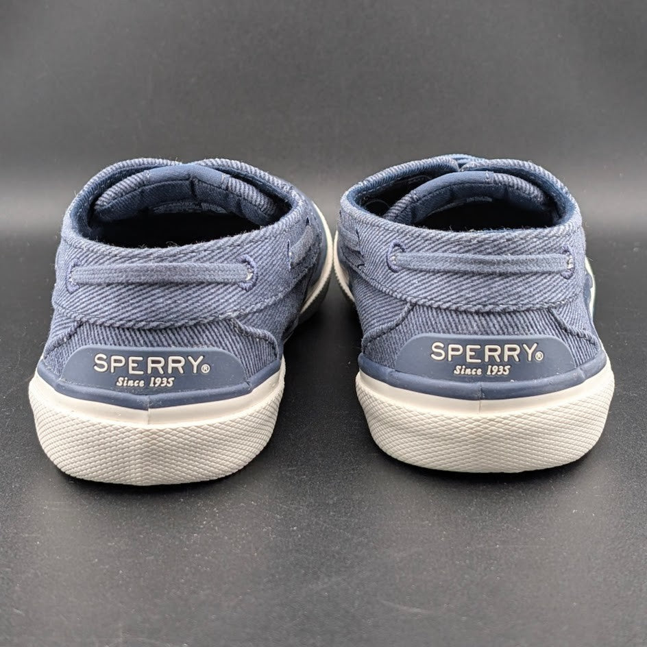 Sperry Women's Size 6 Wide Width ~ Pier Wave Navy Canvas Sneakers STS88787 Sperry