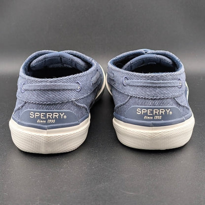 Sperry Women's Size 6 Wide Width ~ Pier Wave Navy Canvas Sneakers STS88787 Sperry