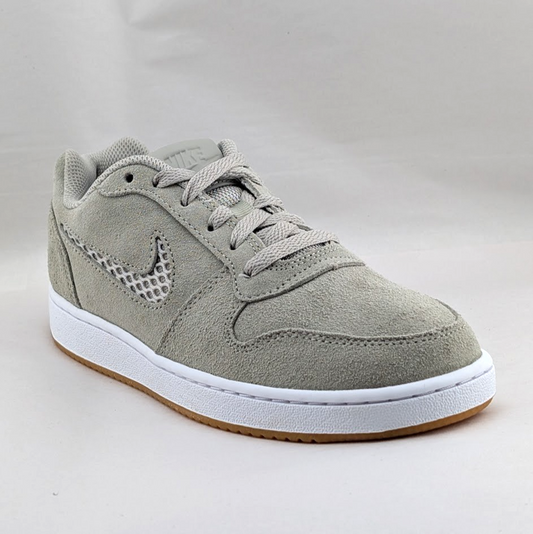 Women's Nike Size 7 'Concrete' Gray Suede Sneakers Ebernon Low Premium Shoes Nike