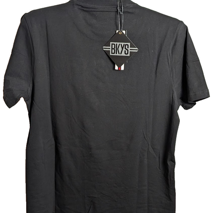 BKYS Men's Small Live Fast Die Young Original Embroidered Graphic T Shirt Black BKYS