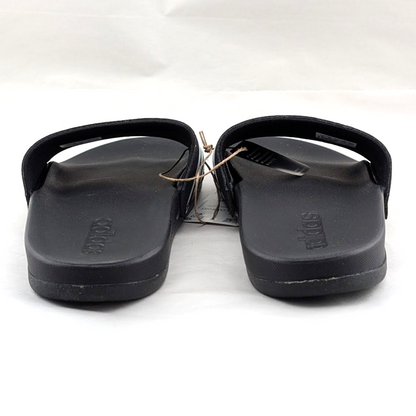 adidas Adilette Comfort JS4313 Unisex Slides Black w/ White NIB adidas