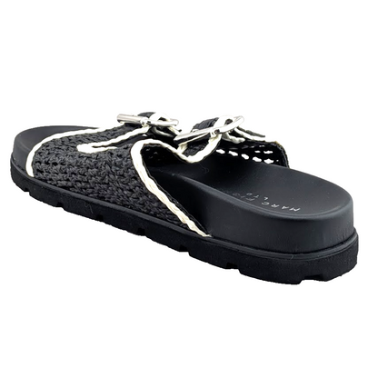 ⋆˚✿˖° Marc Fisher Mylan Sandals - Women Size 8.5 Black & White NEW in Box 🎁 Marc Fisher