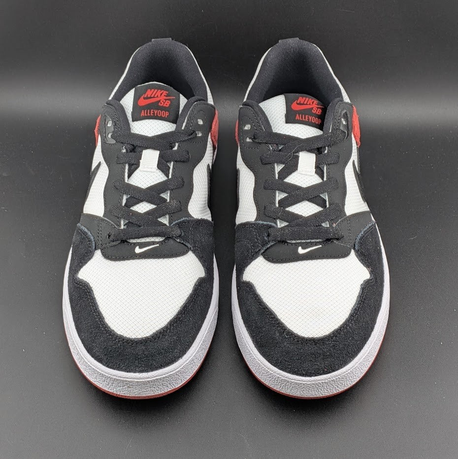 Nike SB Leather Dunk Alleyoop~Black White Red Men's Size 9 Solarsoft Sneaker Nike