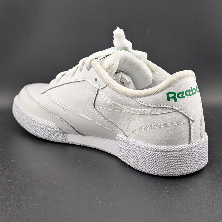 Reebok Men's Size 8 ~ Club C 85 White Green Tennis / Pickleball Court Shoes NIB Reebok