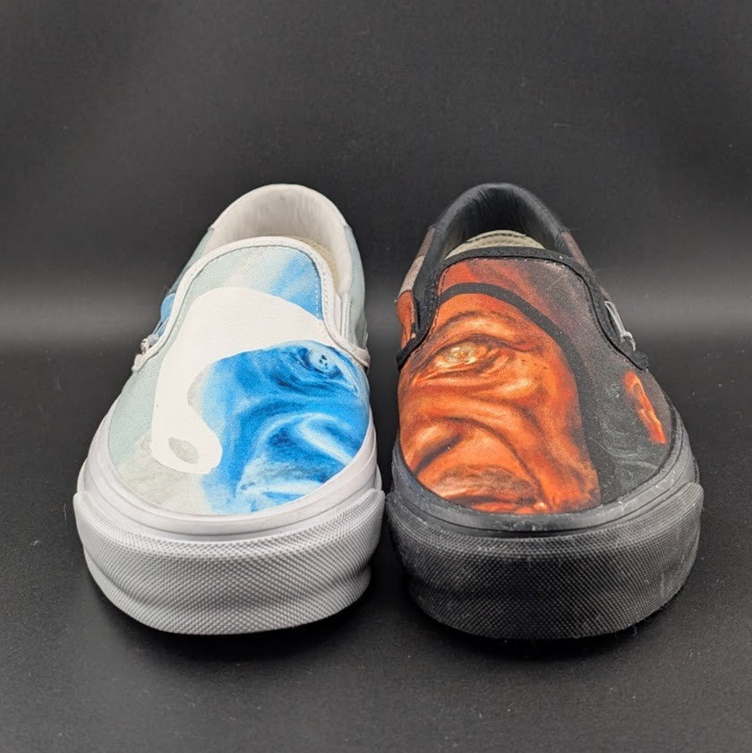 Vans Negative Reflection Sneakers by Connor Tingley~Sz M 6.5/W 8 (Sample~1 of 1) VANS