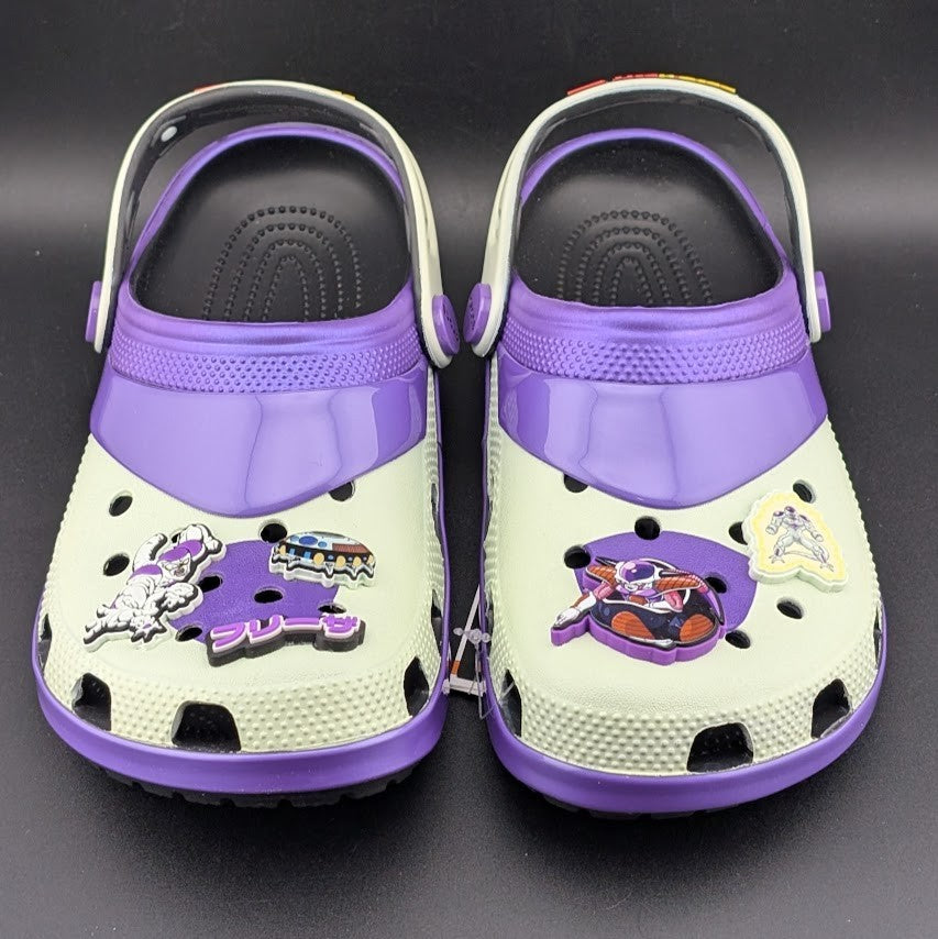 New RARE Kids' Size 6Y / Wm's 7.5 ~ Dragon Ball Z Frieza Classic Crocs Purple Crocs