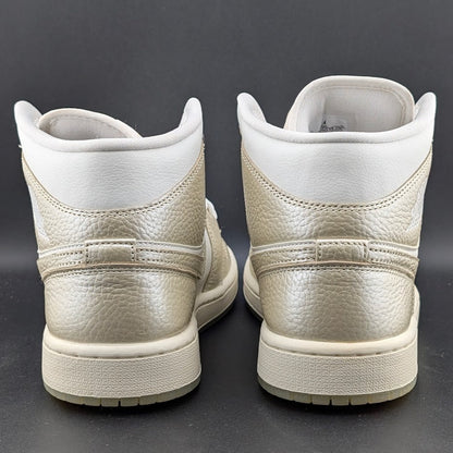 Nike Women's Size 10.5 Air Jordan 1 Mid SE Hoops Gold Pack W Shoes- HV5159-100 Jordan