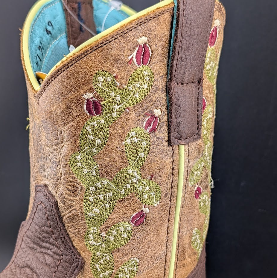 Corral Hydro Resist Safety Square Toe Western Work Boots Cactus Women's 6.5 Corral Boots