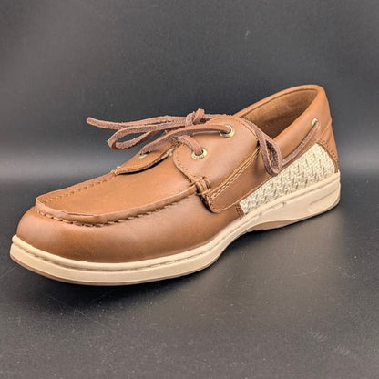 Sperry Women's Size US 8 / EU 39 Whalefish Tan Leather Boat Shoes ~ MSRP $125 SPERRY