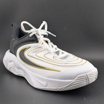 Nike Kids 7/Wos 8.5 Giannis Immortality Basketball Shoes White Gold FZ6734-100 Nike