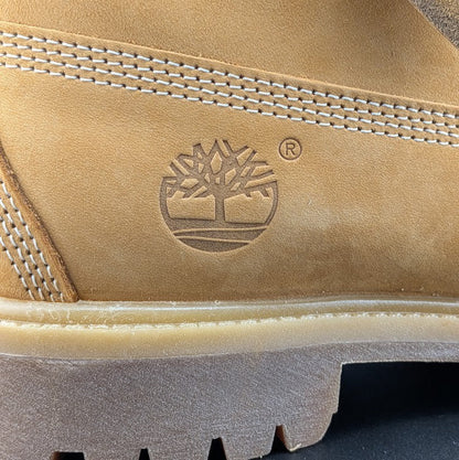 Timberland Premium 6" Lace Waterproof Leather Boot Wheat Nubuck Men's Sz 9 & 9.5 Timberland