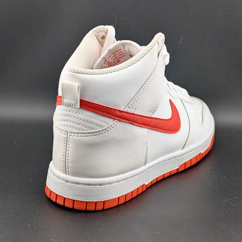 Nike Men's Size 7.5 Dunk HI Retro White/Picante Red-White DV0828 100 New in Box Nike
