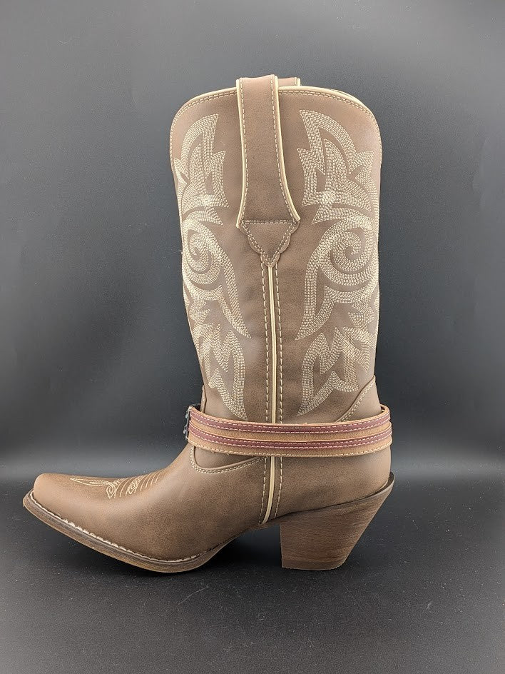 Crush™ by Durango® Women's Size 9 Western Boot with Accessory Belt Durango