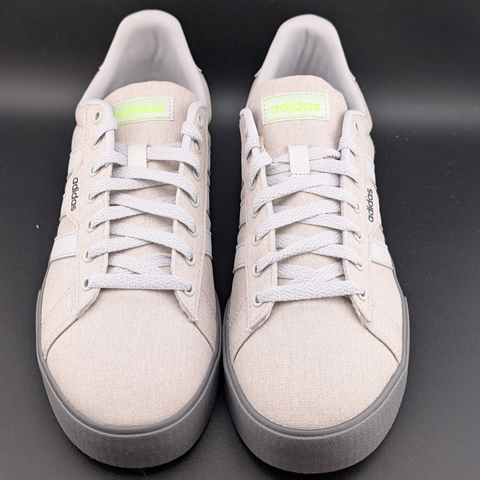 adidas Men's Daily 3.0 Men's Sz 9 Sneaker~Grey One Lucid Lemon Gray Sole NIB adidas