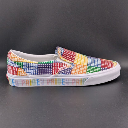 Vans Classic Slip On LGBTQ+ Pride Unisex Classic Slip-On Sneakers VN0A33TB3WJ VANS