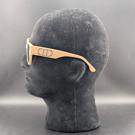 Carolina Lemke-Berlin Designer Oversized Beige Sunglasses Gradient Brown Lenses Carolina Lemke