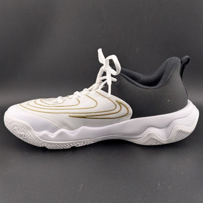 Nike Kids 7/Wos 8.5 Giannis Immortality Basketball Shoes White Gold FZ6734-100 Nike