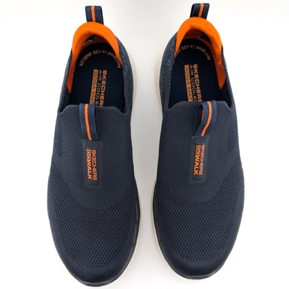 Skechers Men's Size 7 Go Walk 6 Navy-Orange Comfort Slip-On Shoe Sneaker 216202N SKECHERS