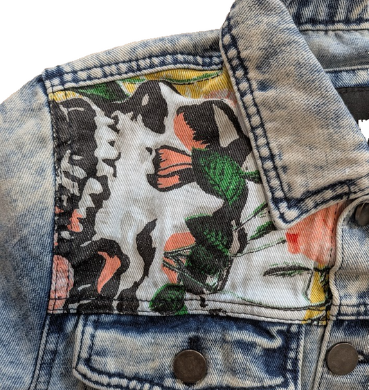 Fashion Nova Men’s Distressed Denim Jacket Sz Small NWOT Fashion Nova