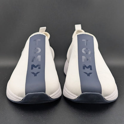 New Womens Tommy Hilfiger Arizel White Slip On Casual Sneakers Size 11M NWOB $75 Tommy Hilfiger