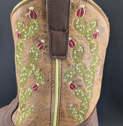 Corral Hydro Resist Safety Square Toe Western Work Boots Cactus Women's 6.5 Corral Boots