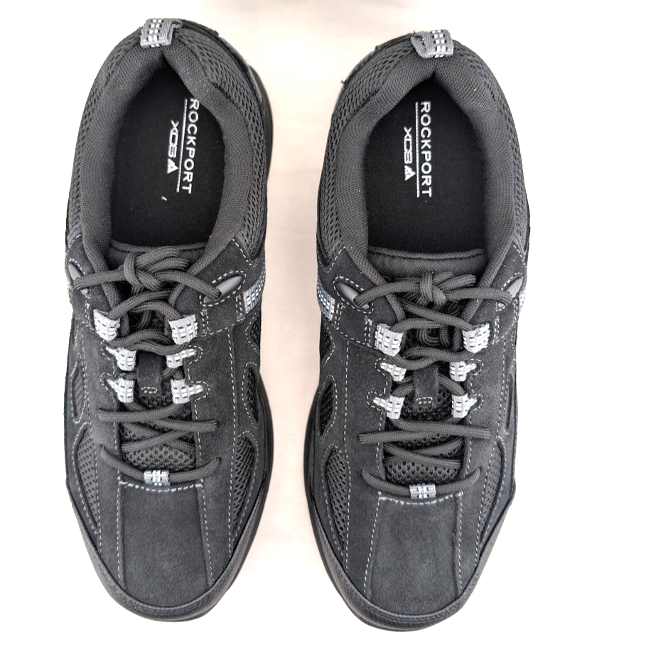 Rockport Sz 8 ~ Rock Cove K71553 Mens Black Suede Lifestyle Sneakers Shoes Rockport