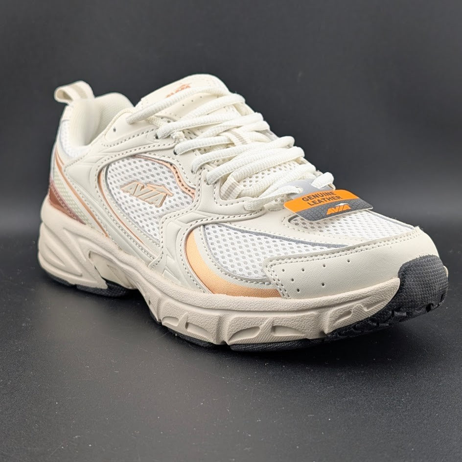 Avia Sizes 8 & 8.5 ~ AV 5000 Rose Gold Women's Performance Leather Sneakers NWT Avia