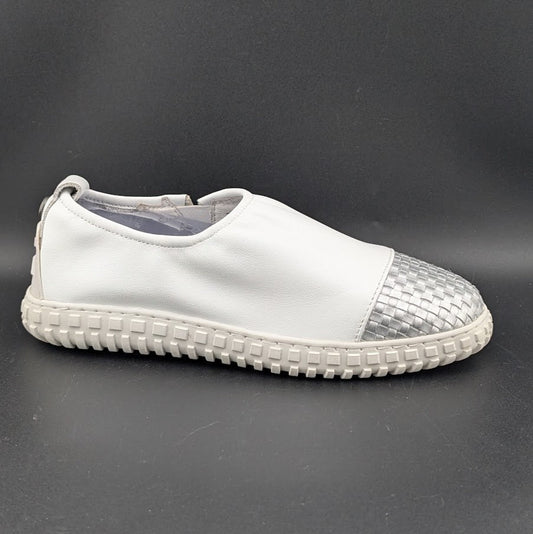 Bernie Mev Sizes 6.5-7 Memory Foam Slip-on Soft Leather Sneakers Total Comfort! Bernie Mev