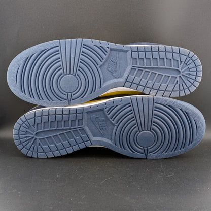 Nike Men's Size 15 Dunk Low Michigan Varsity Maze Midnight Navy White DD1391-700 Nike