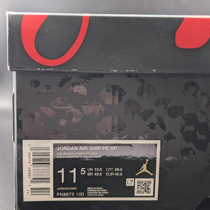 Men's Size 11.5 - Jordan Air Ship PE SP Awake Sail/Black/ University Red NWB Jordan