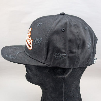Cookies Black Snapback Hat Adjustable OneSize Bases Loaded Embroidered FREE SHIP Cookies Sf