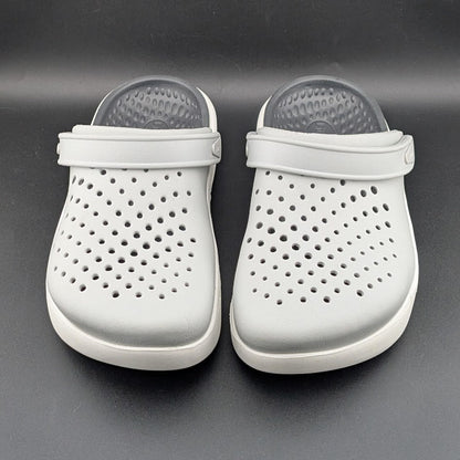 Crocs InMotion LiteRide Clogs Men's Size 6 / Wos 8 Gray Perforated Shoes Crocs