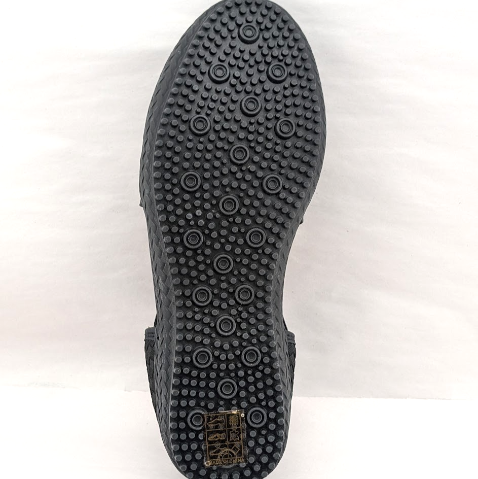 Bernie Mev Black Black Woven Strappy Slip-On Comfort Flat Sandals Women's Bernie Mev