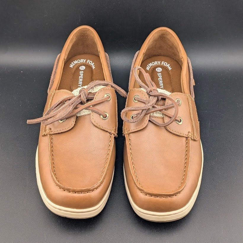 Sperry Women's Size US 8 / EU 39 Whalefish Tan Leather Boat Shoes ~ MSRP $125 SPERRY