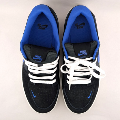 Men 's Size 7.5 NIKE SB FORCE 58 Black/Hyper Royal DV5477-004 Skate Board Shoes Nike