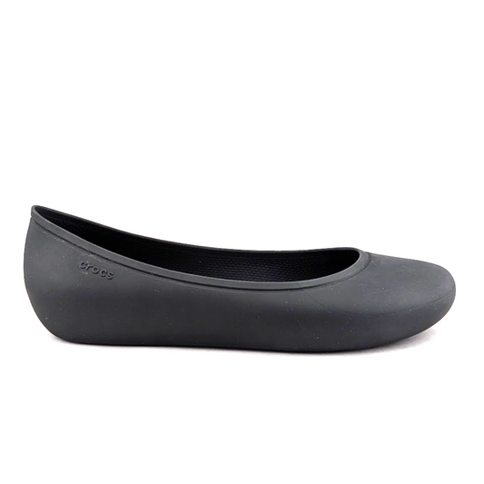 Crocs Women's Brooklyn Ballet Flats Black Sz 9 New Crocs
