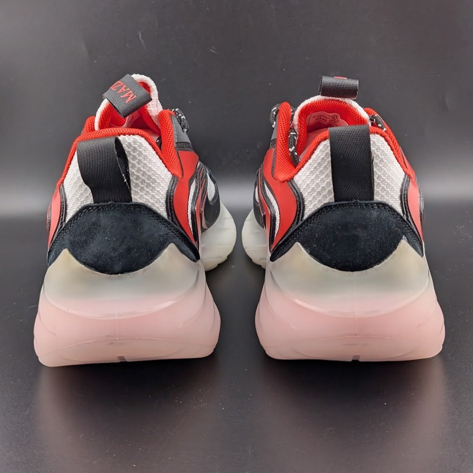 Mazino Krypton Casual Sneakers in Size 9 Superlight Air Soles Blk/Red SC3269 Mazino Krypton