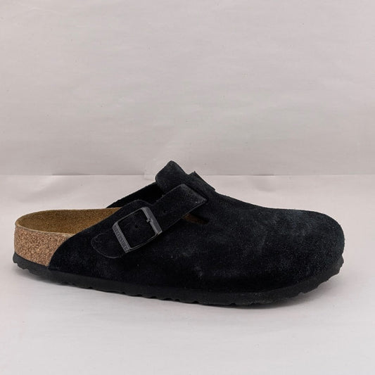 Birkenstock Women's Size 7N / Men's & Kids 5N or EU 38 Boston BS Black Suede Birkenstock